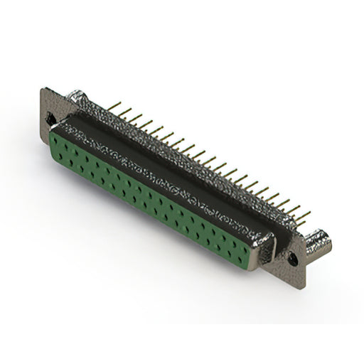628-M37-621-GN3 by EDAC Inc. - 628M SERIES VERTICAL D-SUB RECEP