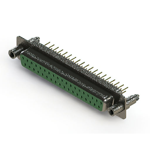 628-M37-621-GN6 by EDAC Inc. - 628M SERIES VERTICAL D-SUB RECEP
