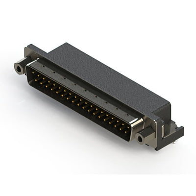 629-037-240-043 by EDAC Inc. - 629 SERIES RIGHT ANGLE D-SUB PLU
