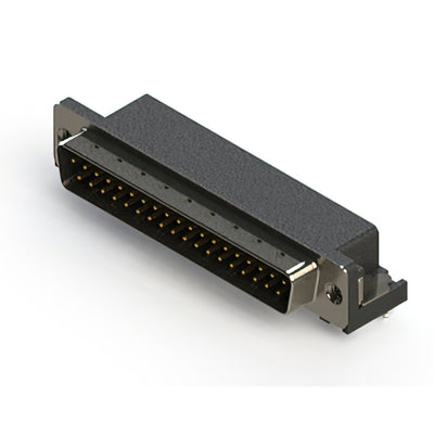 629-037-640-542 by EDAC Inc. - 629 SERIES RIGHT ANGLE D-SUB PLU