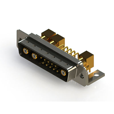629-13W3240-5NC by EDAC Inc. - CONNECTOR D-SUB PLUG 13POS R/A SLDR