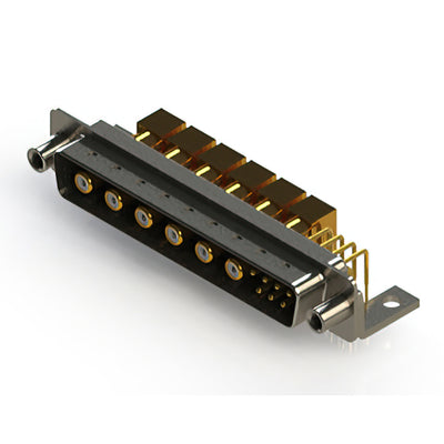 629-13W6640-5TE by EDAC Inc. - CONNECTOR D-SUB PLUG 13POS R/A SLDR