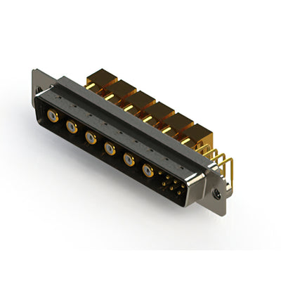 629-13W6640-7TA by EDAC Inc. - CONNECTOR D-SUB PLUG 13POS R/A SLDR