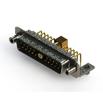 629-21W1640-5N5 by EDAC Inc. - CONNECTOR D-SUB PLUG 21POS R/A SLDR