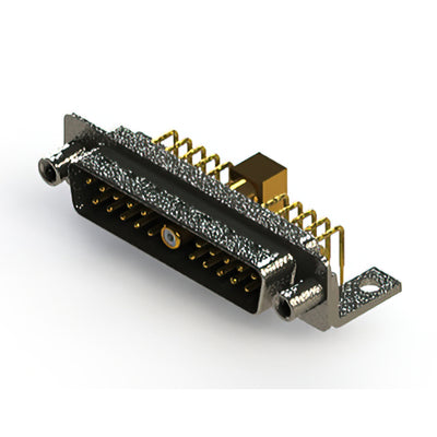 629-21W1640-7NE by EDAC Inc. - CONNECTOR D-SUB PLUG 21POS R/A SLDR