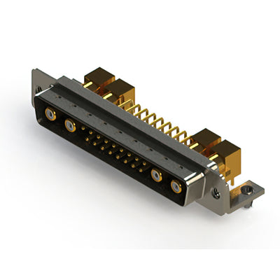 629-21W4240-7NB by EDAC Inc. - CONNECTOR D-SUB PLUG 21POS R/A SLDR