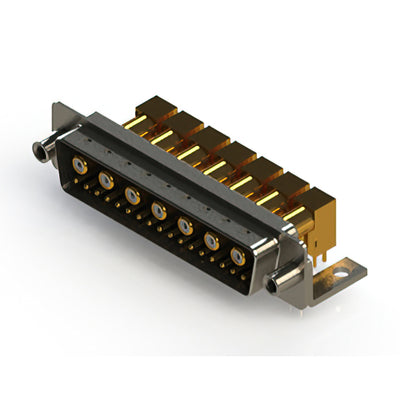 629-24W7240-7TE by EDAC Inc. - CONNECTOR D-SUB PLUG 24POS R/A SLDR
