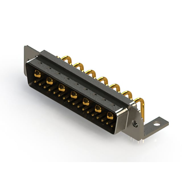 629-24W7640-1TC by EDAC Inc. - CONNECTOR D-SUB PLUG 24POS R/A SLDR