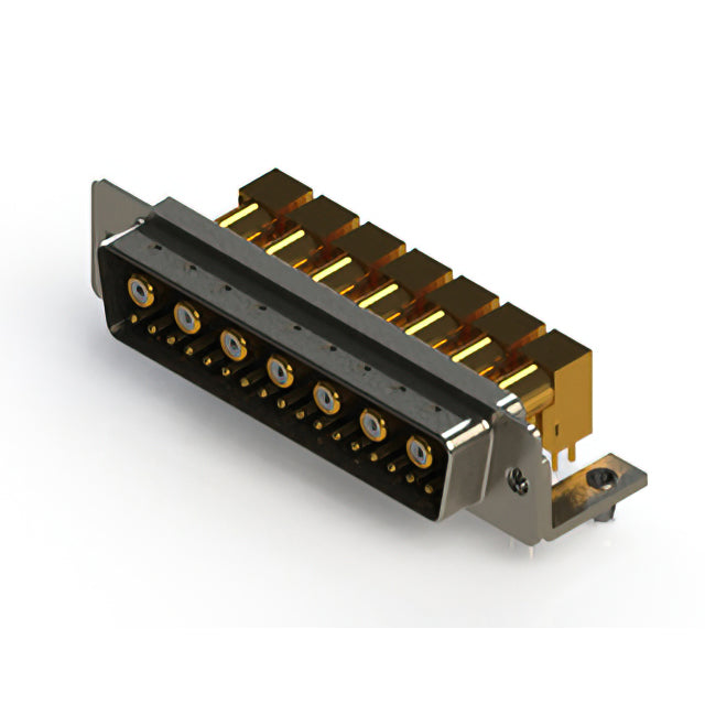 629-24W7640-7TB by EDAC Inc. - CONNECTOR D-SUB PLUG 24POS R/A SLDR