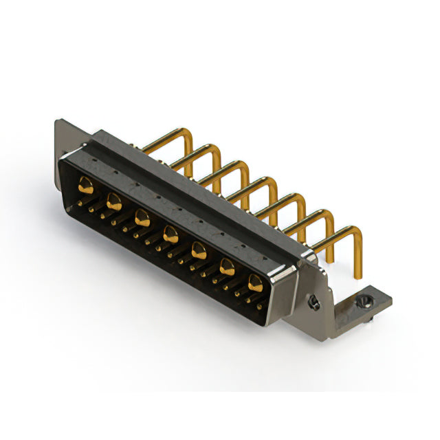 629-24W7650-1NB by EDAC Inc. - CONNECTOR D-SUB PLUG 24POS R/A SLDR