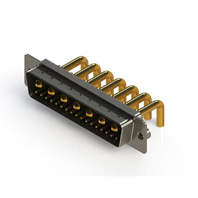 629-24W7650-3TA by EDAC Inc. - CONNECTOR D-SUB PLUG 24POS R/A SLDR