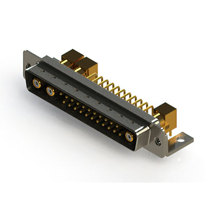 629-25W3240-5NC by EDAC Inc. - CONNECTOR D-SUB PLUG 25POS R/A SLDR