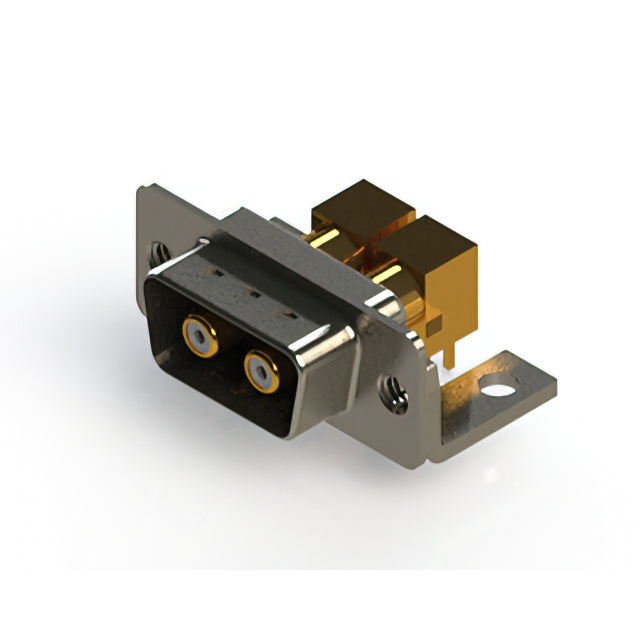 629-2W2-640-7TC by EDAC Inc. - CONNECTOR D-SUB PLUG 2POS R/A SLDR