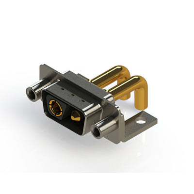 629-2WK2250-4NE by EDAC Inc. - CONNECTOR D-SUB PLUG 2POS R/A SLDR