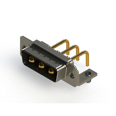 629-3W3-250-1NB by EDAC Inc. - CONNECTOR D-SUB PLUG 3POS R/A SLDR