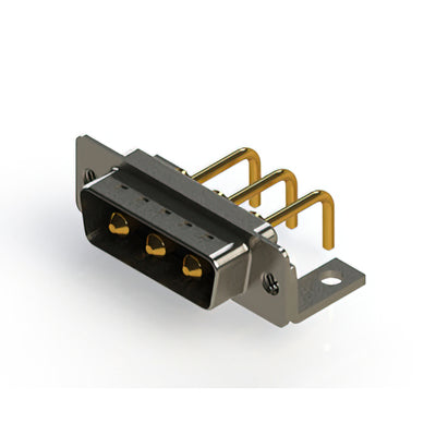 629-3W3-650-1NC by EDAC Inc. - CONNECTOR D-SUB PLUG 3POS R/A SLDR