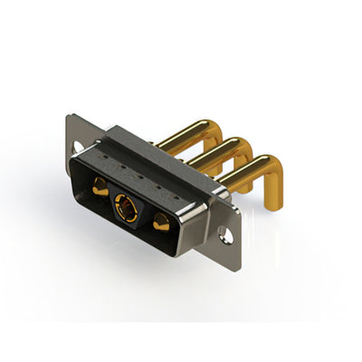 629-3WK3650-3N1 by EDAC Inc. - CONNECTOR D-SUB PLUG 3POS R/A SLDR