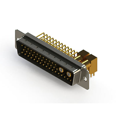 629-43W2240-5N1 by EDAC Inc. - CONNECTOR D-SUB PLUG 43POS R/A SLDR