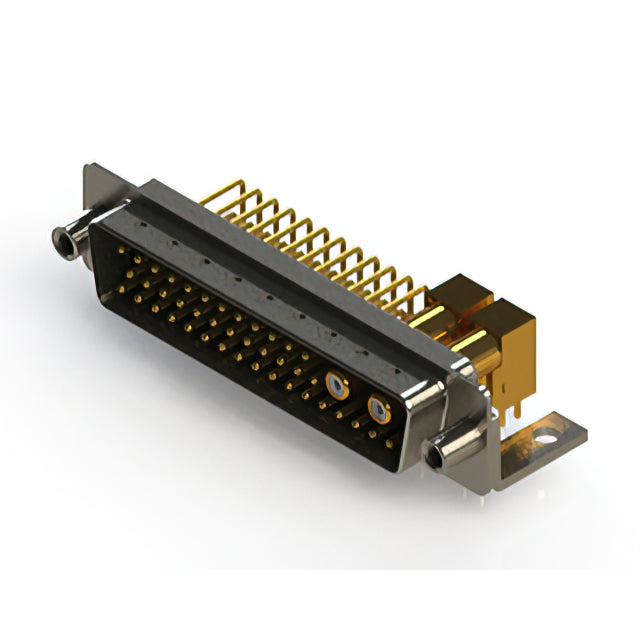 629-43W2240-7NE by EDAC Inc. - CONNECTOR D-SUB PLUG 43POS R/A SLDR