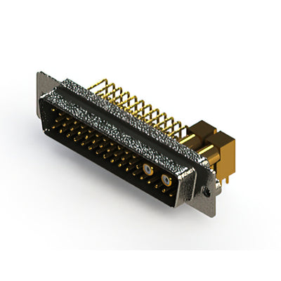 629-43W2640-7NA by EDAC Inc. - CONNECTOR D-SUB PLUG 43POS R/A SLDR