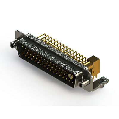 629-47W1640-7TD by EDAC Inc. - CONNECTOR D-SUB PLUG 47POS R/A SLDR