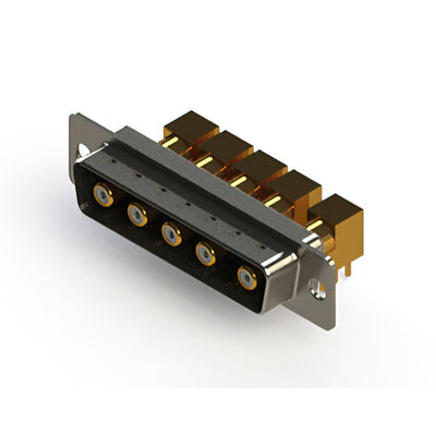 629-5W5-240-5T1 by EDAC Inc. - CONNECTOR D-SUB PLUG 5POS R/A SLDR