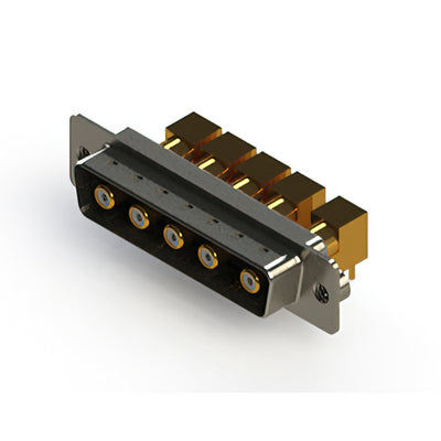 629-5W5-240-7T2 by EDAC Inc. - CONNECTOR D-SUB PLUG 5POS R/A SLDR
