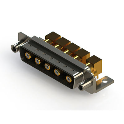 629-5W5-240-7TE by EDAC Inc. - CONNECTOR D-SUB PLUG 5POS R/A SLDR