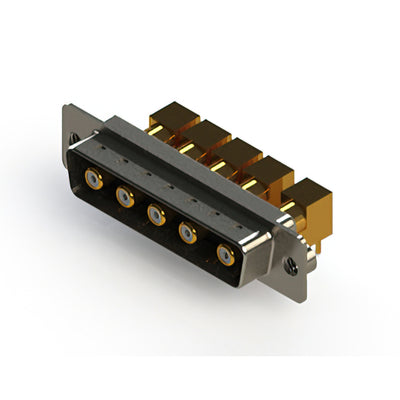629-5W5-640-5NA by EDAC Inc. - CONNECTOR D-SUB PLUG 5POS R/A SLDR