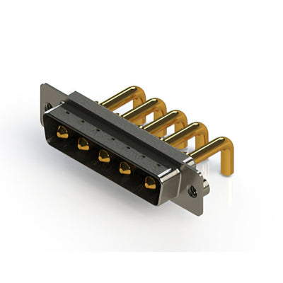 629-5W5-650-3TA by EDAC Inc. - CONNECTOR D-SUB PLUG 5POS R/A SLDR