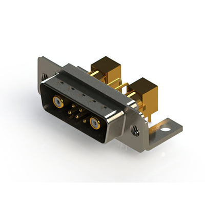 629-7W2-240-7NC by EDAC Inc. - CONNECTOR D-SUB PLUG 7POS R/A SLDR