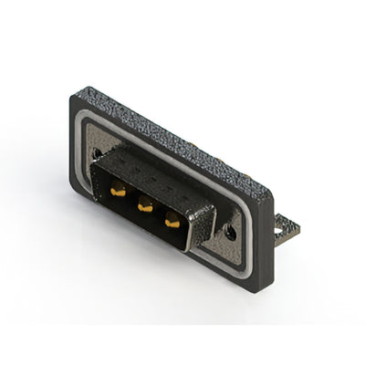 629W3W3-640-4NC by EDAC Inc. - CONNECTOR D-SUB PLUG 3POS R/A SLDR