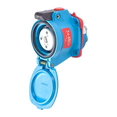 63-14043 by Meltric - DSN20 RECEPTACLE 20A 480 VAC