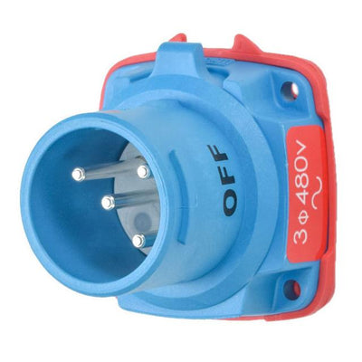 63-18043 by Meltric - DSN20 INLET 20A 480 VAC