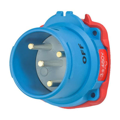 63-38043 by Meltric - DSN30 INLET 30A 480 VAC