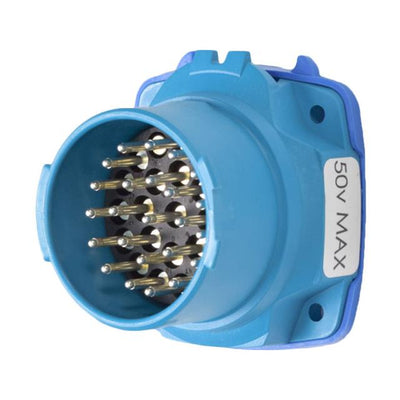63-B8002 by Meltric - DSN24C INLET 2A/7.5A 480 VAC
