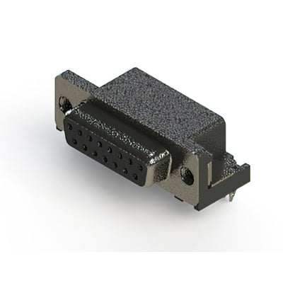 630-015-240-545 by EDAC Inc. - 630 SERIES RIGHT ANGLE D-SUB REC
