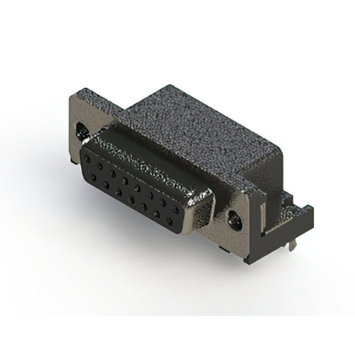 630-015-340-031 by EDAC Inc. - 630 SERIES RIGHT ANGLE D-SUB REC