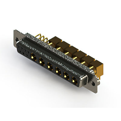 630-13W6640-7T2 by EDAC Inc. - CONNECTOR D-SUB RCPT 13POS R/A SLDR