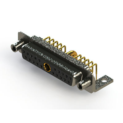 630-21W1240-2NE by EDAC Inc. - CONNECTOR D-SUB RCPT 21POS R/A SLDR