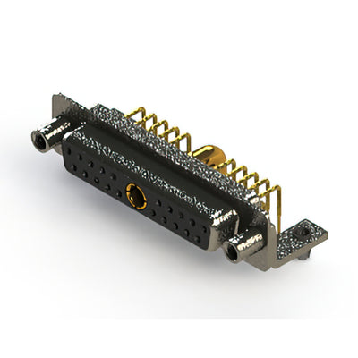 630-21W1240-4ND by EDAC Inc. - CONNECTOR D-SUB RCPT 21POS R/A SLDR