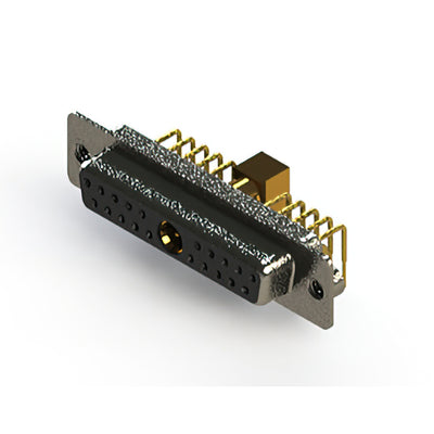 630-21W1240-5NA by EDAC Inc. - CONNECTOR D-SUB RCPT 21POS R/A SLDR