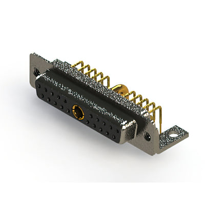 630-21W1640-2N4 by EDAC Inc. - CONNECTOR D-SUB RCPT 21POS R/A SLDR