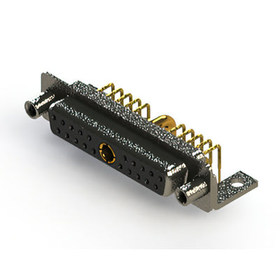 630-21W1640-2TE by EDAC Inc. - CONNECTOR D-SUB RCPT 21POS R/A SLDR