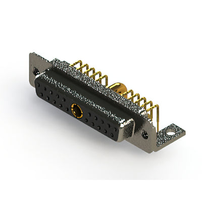 630-21W1640-3T4 by EDAC Inc. - CONNECTOR D-SUB RCPT 21POS R/A SLDR