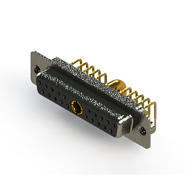 630-21W1640-4NA by EDAC Inc. - CONNECTOR D-SUB RCPT 21POS R/A SLDR