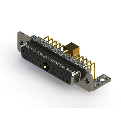 630-21W1640-7TC by EDAC Inc. - CONNECTOR D-SUB RCPT 21POS R/A SLDR