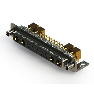 630-21W4240-5T6 by EDAC Inc. - CONNECTOR D-SUB RCPT 21POS R/A SLDR
