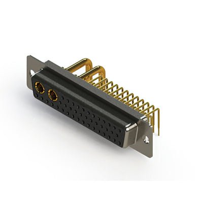 630-43W2250-2T1 by EDAC Inc. - CONNECTOR D-SUB RCPT 43POS R/A SLDR