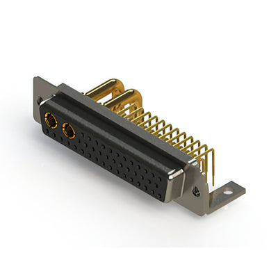 630-43W2250-4NC by EDAC Inc. - CONNECTOR D-SUB RCPT 43POS R/A SLDR